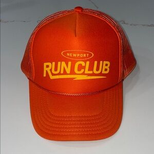 Orange Newport Beach Run Club Trucker Hat | OS